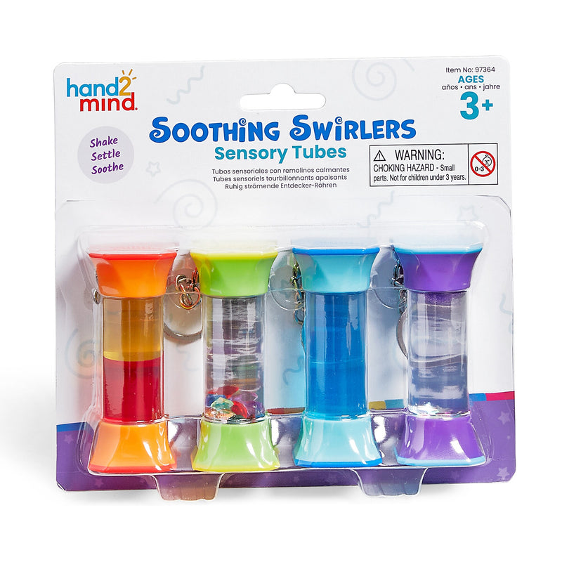 hand2mind Soothing Swirlers Sensory Tubes (97364)