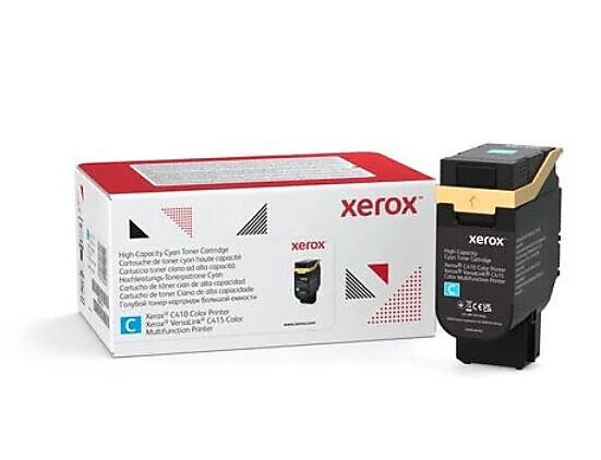 Xerox Cyan High-Yield Toner Cartridge, Up to 7,000 Pages (006R04686)
