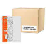 Whitelines Journal, 75.75" x 8.25", Dotted Ruled, Gray, 70 Pages, 12/Carton (17006cs)