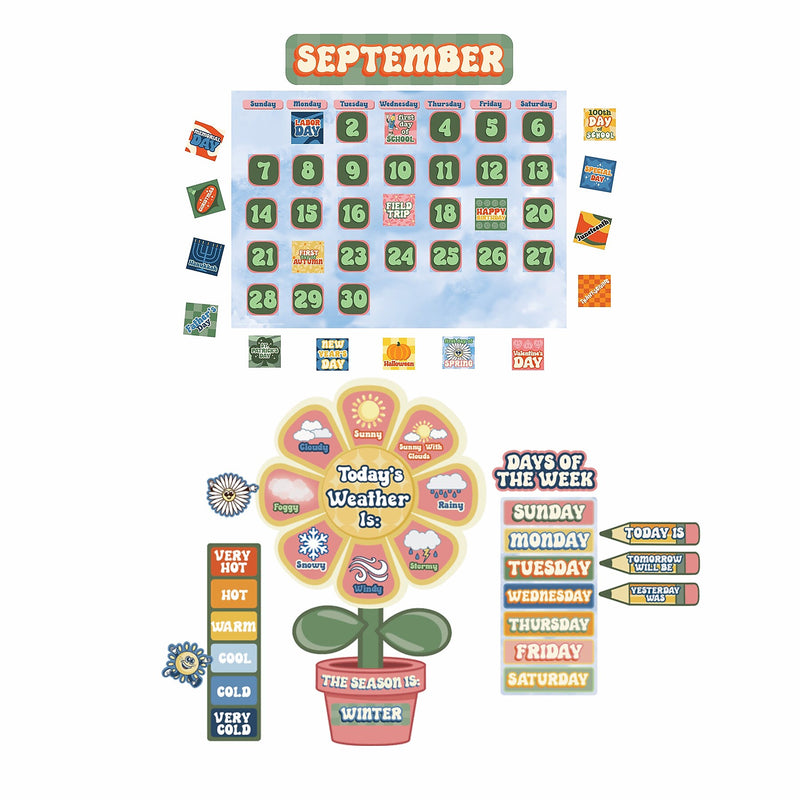 Eureka S'Cool Era Calendar Bulletin Board Set, 100/Set (EU-847849)