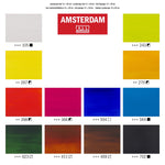 Amsterdam Landscape Acrylic Paint, Assorted Colors, 12/Pack (AMS17820602)