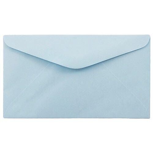 JAM Paper #6 3/4 Booklet Envelope 3 5/8" x 6 1/2", Pastel Blue, 100/Pack (557612641d)