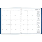 2026 AT-A-GLANCE 7" x 8.75" Monthly Planner, Faux Leather Cover, Blue (70-124-20-26)