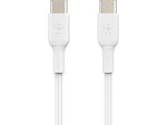 Belkin BoostCharge USB-C to USB-C Charging Cable, 3.3 ft., White, 2/Pack (CAB003bt1MWH2PK)