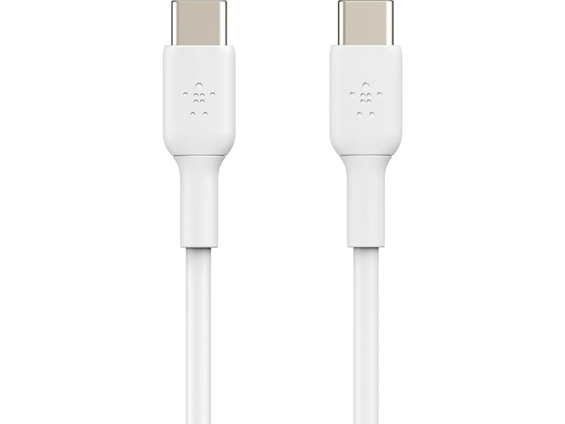 Belkin BoostCharge USB-C to USB-C Charging Cable, 3.3 ft., White, 2/Pack (CAB003bt1MWH2PK)