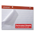 Easel Pads/Flip Charts, Presentation Format (1" Rule), 27 x 34, White, 50 Sheets, 2/Carton