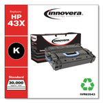 Remanufactured Black High-Yield Toner, Replacement for 43X (C8543X), 30,000 Page-Yield