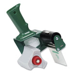 Extra-Wide Packaging Tape Dispenser, 3" Core, For Rolls Up To 3" X 54.6 Yds, Green