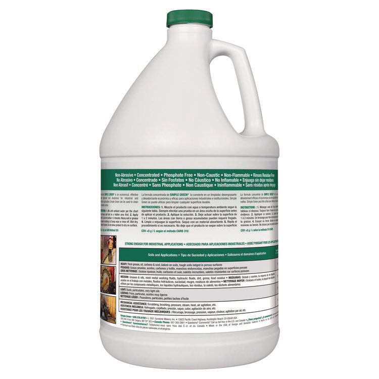 Industrial Cleaner And Degreaser, Concentrated, 1 Gal Bottle