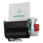 Extra-Wide Packaging Tape Dispenser, 3" Core, For Rolls Up To 3" X 54.6 Yds, Green