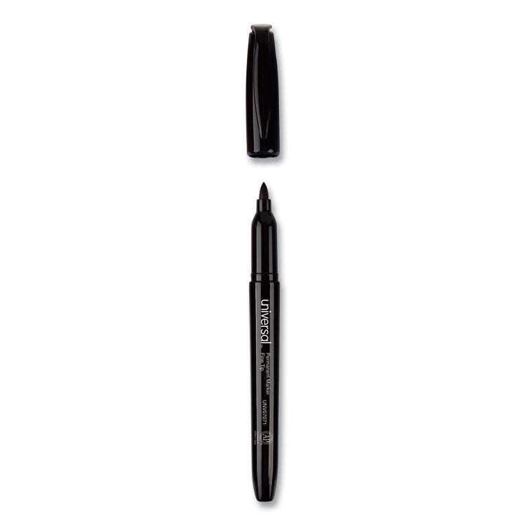 Pen-Style Permanent Marker Value Pack, Fine Bullet Tip, Black, 36/pack