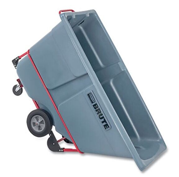 Rubbermaid Commercial BRUTE DURATILT Frame Tilt Truck, 1 cu. Yd., Gray (RCP2192462)
