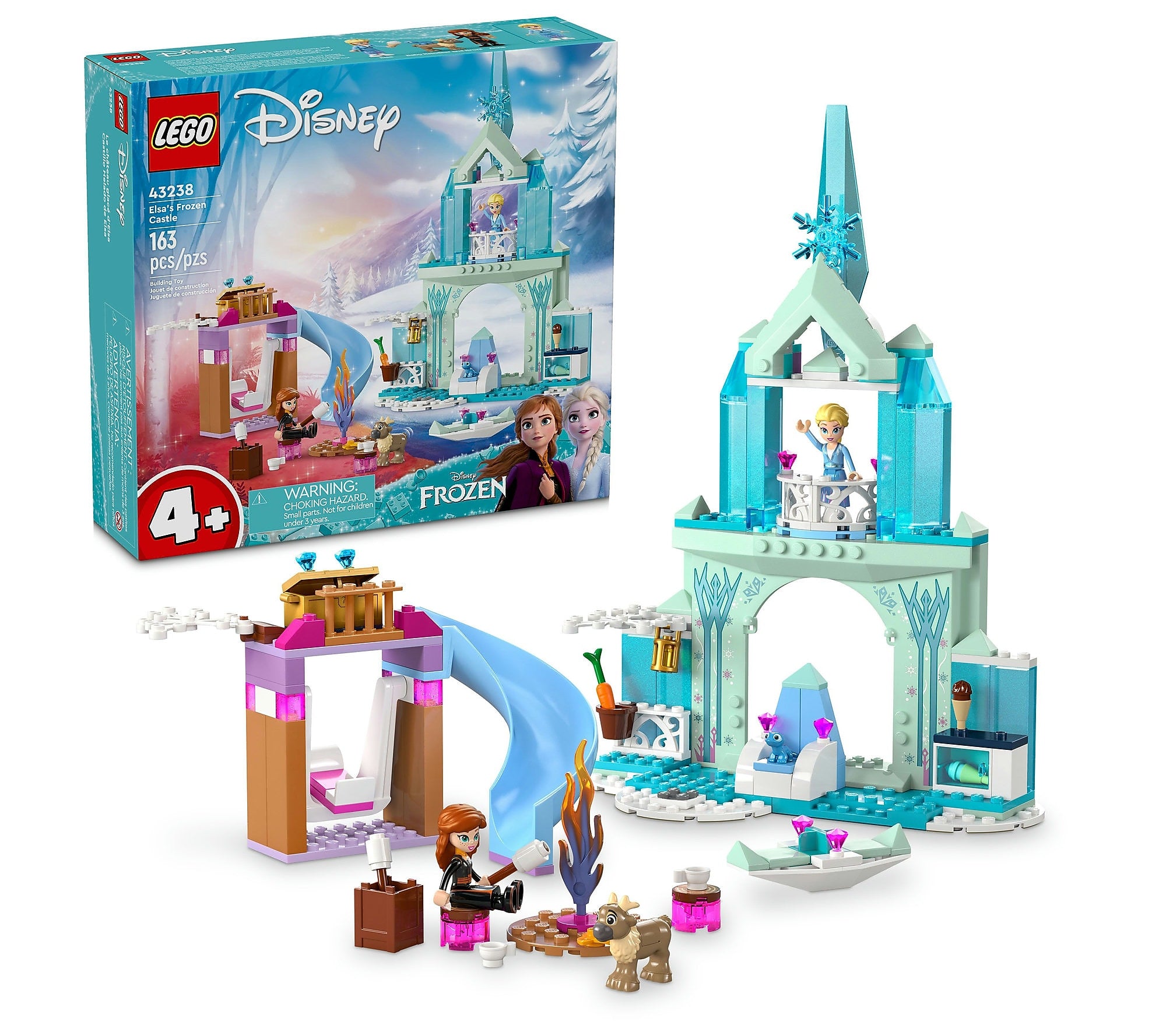 LEGO Disney Princess Elsas Frozen Castle, 163 Pieces (43238)