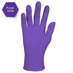 Kimberly-Clark Powder Free Nitrile Exam Gloves, Small, Purple, 100/Box (55081)