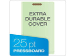 Pendaflex 30% Recycled Pressboard Classification Folder, 2-Divider, 2.5" Expansion, Legal, Light Green, 10/Box (23324R)