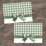 Great Papers Sage Green Bow Notecard Kit, Multicolored, 24/Pack (2025018)