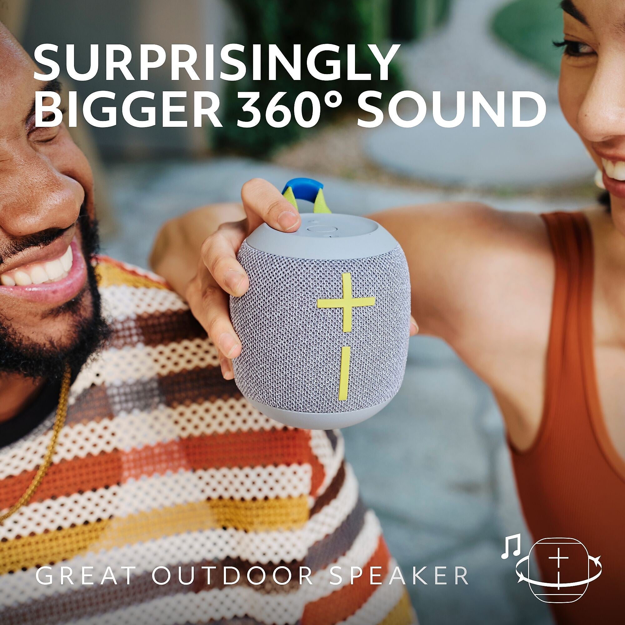 Logitech ULTIMATE EARS WONDERBOOM 4 Portable Bluetooth Speaker, Waterproof, Black (984-001876)