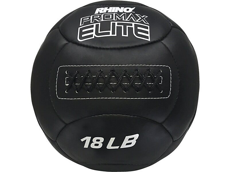 Champion Sports RHINO Promax Elite Black Medicine Ball, 18 Lbs. (PRX18)