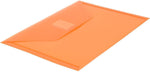JAM Paper Premium Plastic Document File, Orange, 3/Pack (920V0ORX3)