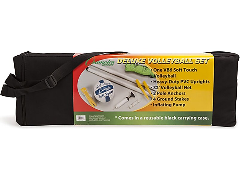Champion Sports Deluxe Volleyball Set, Multicolor (VBSET)
