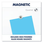 Brilliance Glass Dry-Erase Boards, 72" x 48", White Surface