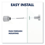 Brilliance Glass Dry-Erase Boards, 96" x 48", White Surface