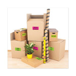 High-Visibility Permanent Laser Id Labels, 2 X 4, Asst. Neon, 150/pack