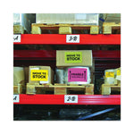 High-Visibility Permanent Laser Id Labels, 8.5 X 11, Asst. Neon, 15/pack