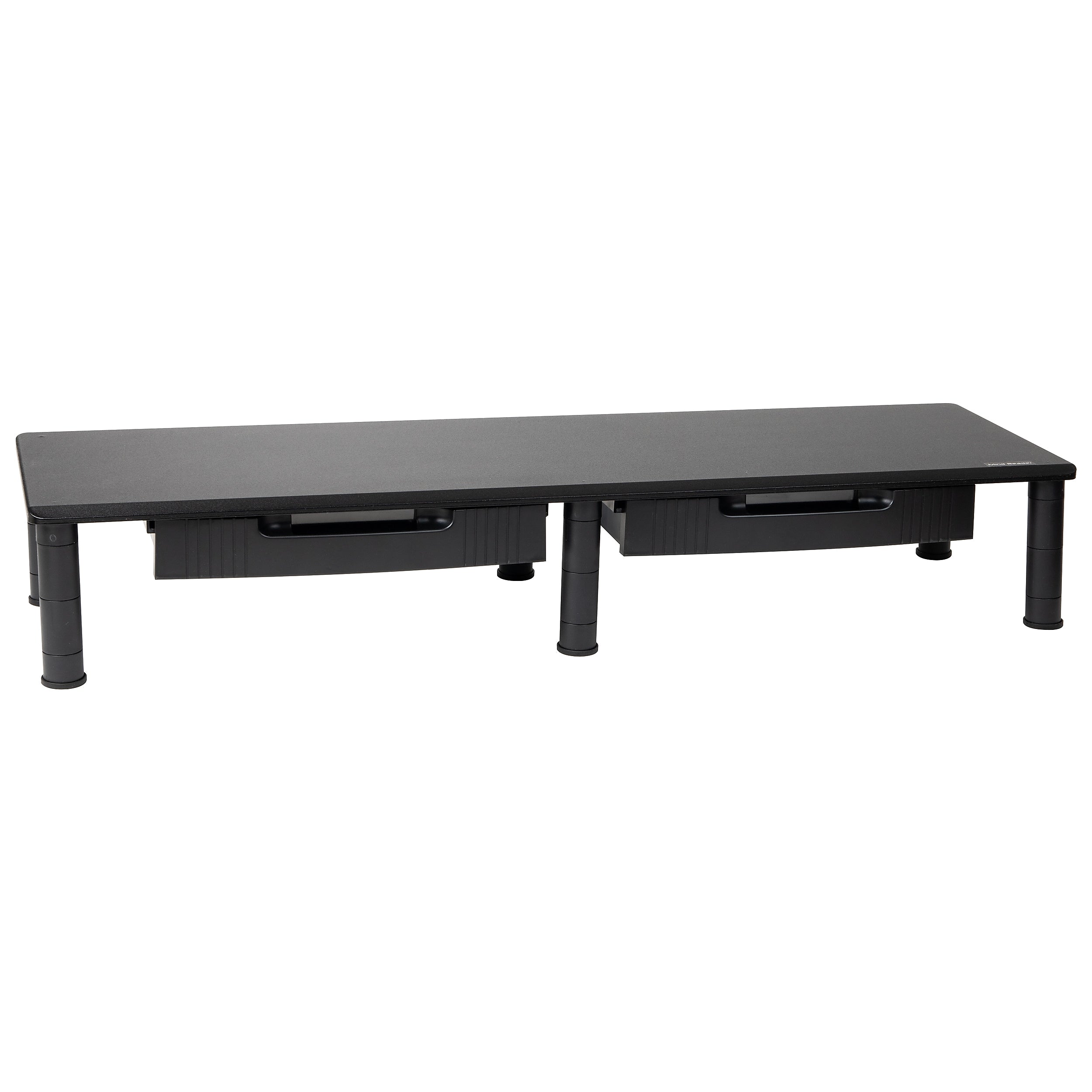 Mind Reader Anchor Adjustable Dual Monitor Stand, Up to 40" Monitors, Black (DUBMODR-BLK)
