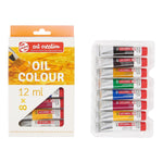 Talens Art Creation Oil Paint, Assorted Colors, 12mL, 8/Set, 2 Sets/Bundle (TLN9020108M-2)