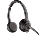 Poly Savi 8220 Wireless Bluetooth Stereo On Ear Headset, MS Certified (77Y82AA#ABA)