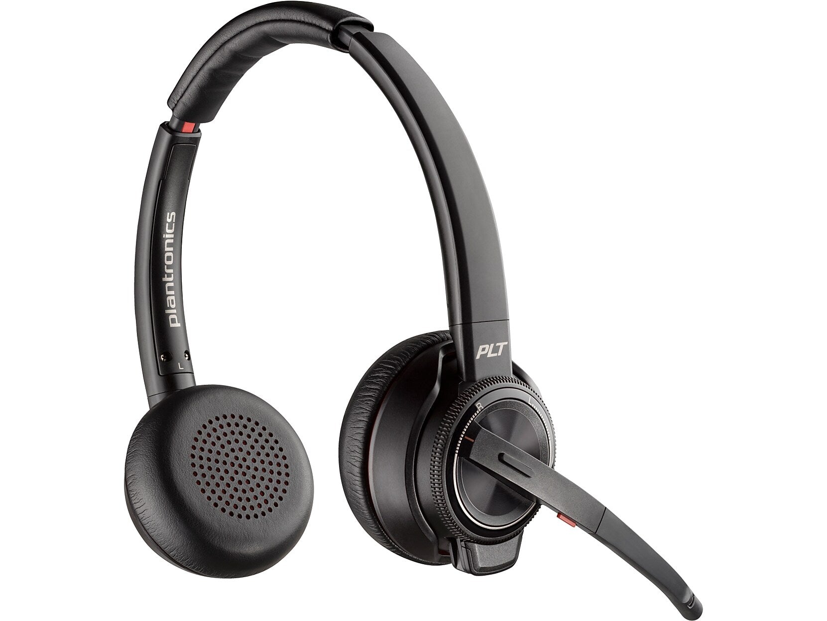 Poly Savi 8220 Wireless Bluetooth Stereo On Ear Headset, MS Certified (77Y82AA#ABA)