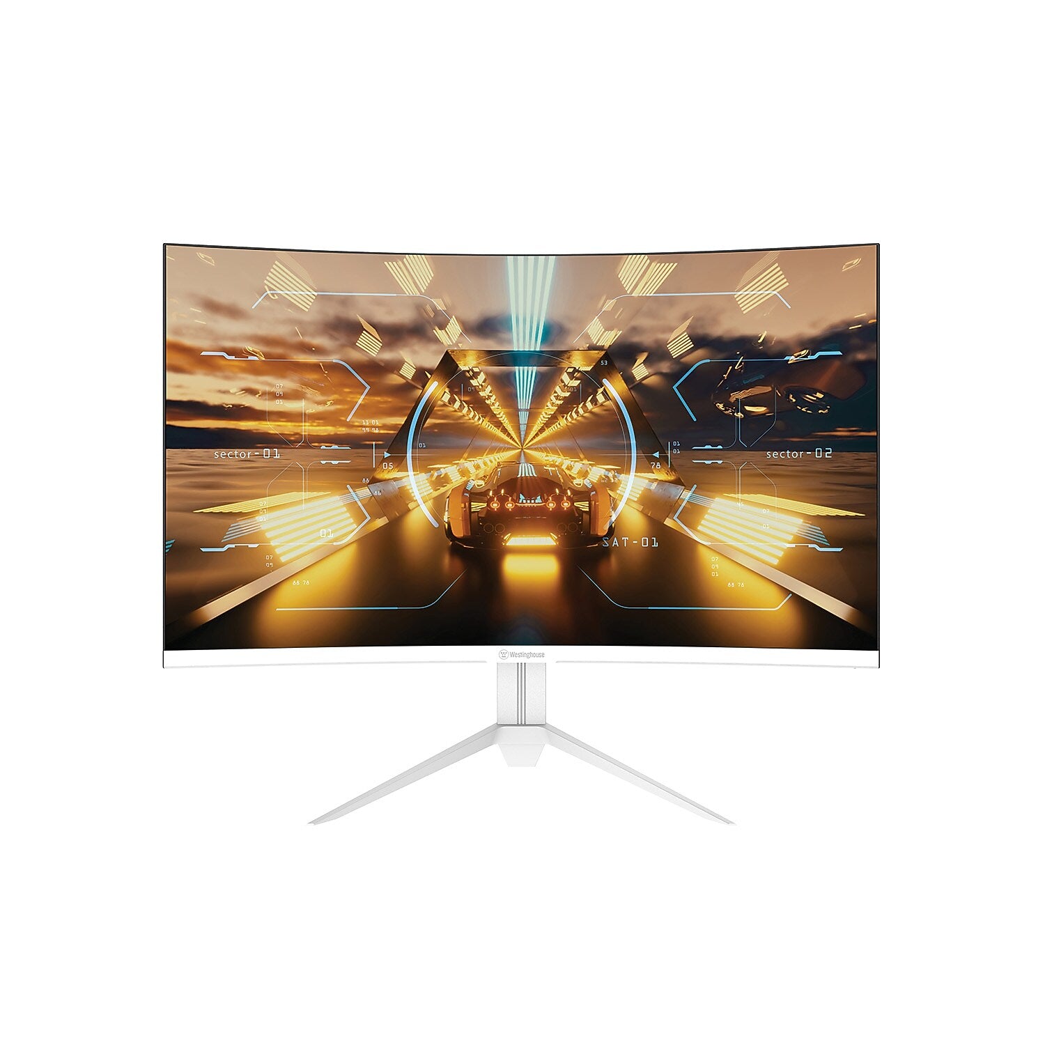 Westinghouse GX6230 27" Curved 165 Hz LED Gaming Monitor, White (WC27GX6230W)