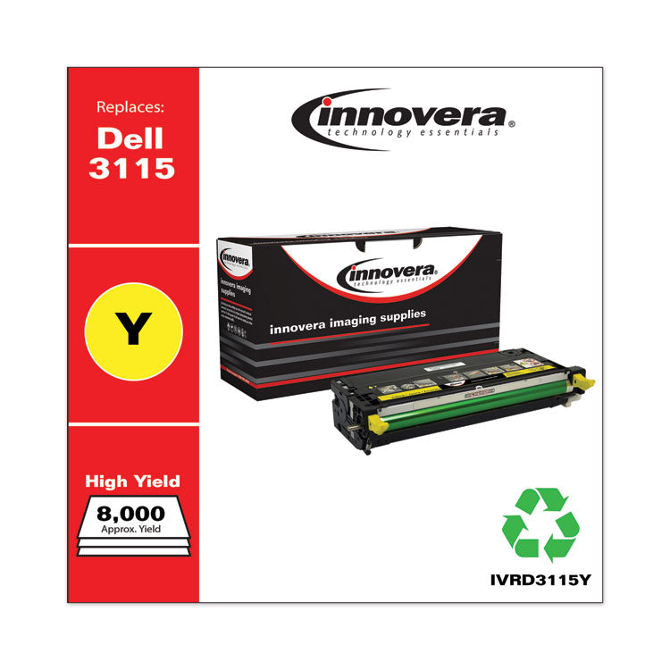 Remanufactured Yellow High-Yield Toner, Replacement for 310-8401, 8,000 Page-Yield