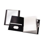 Reportpro 10-Pocket Project Organizer, 8.5 X 11, Clear/black