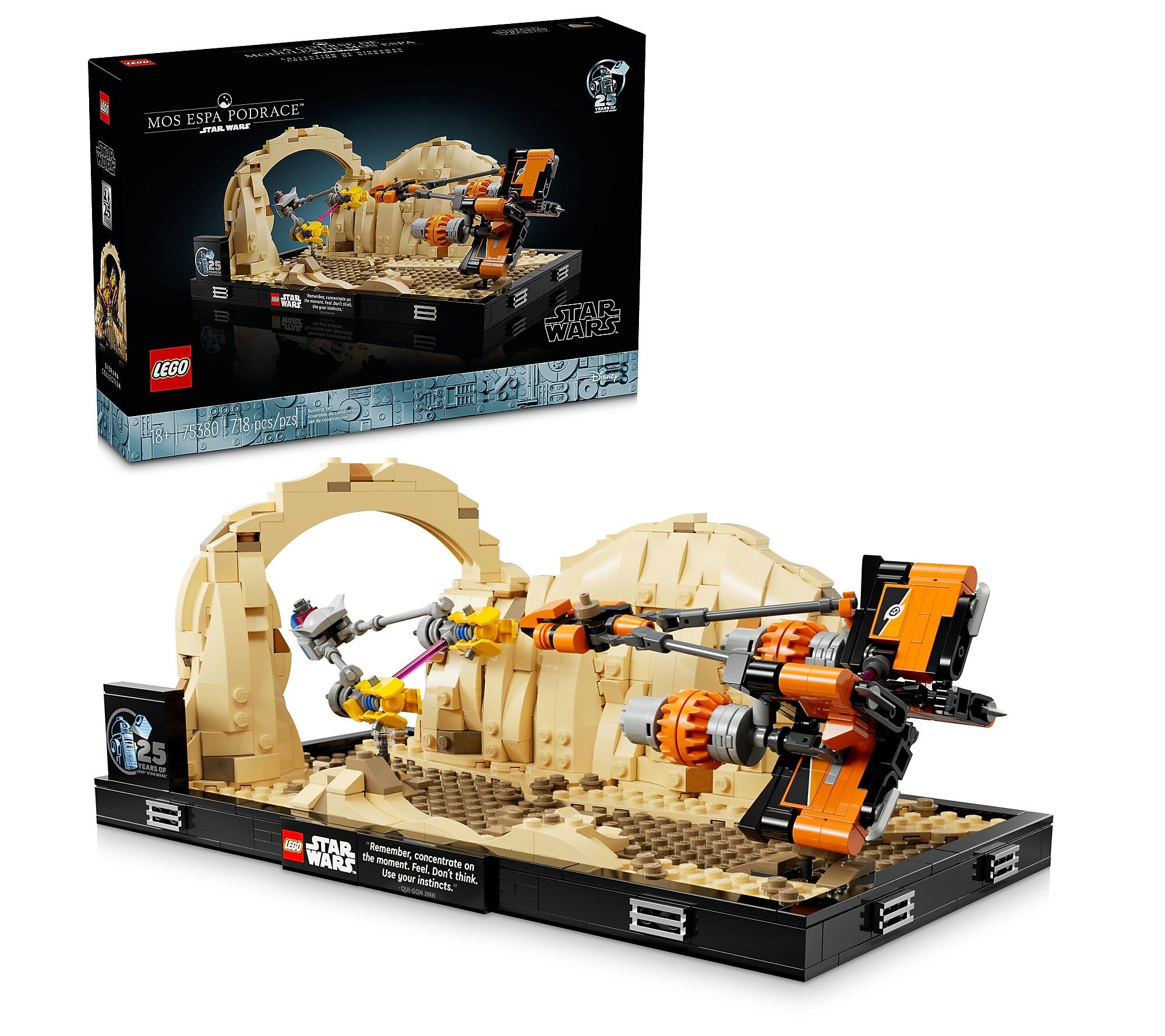 LEGO Star Wars Mos Espa Podrace Diorama, 718 Pieces (75380)