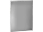 Azar Poster Holder, 24" x 30", Wall Mounted, Silver, Aluminum (300233-SLV)