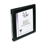 Framed View Heavy-Duty Binders, 3 Rings, 0.5" Capacity, 11 X 8.5, Black