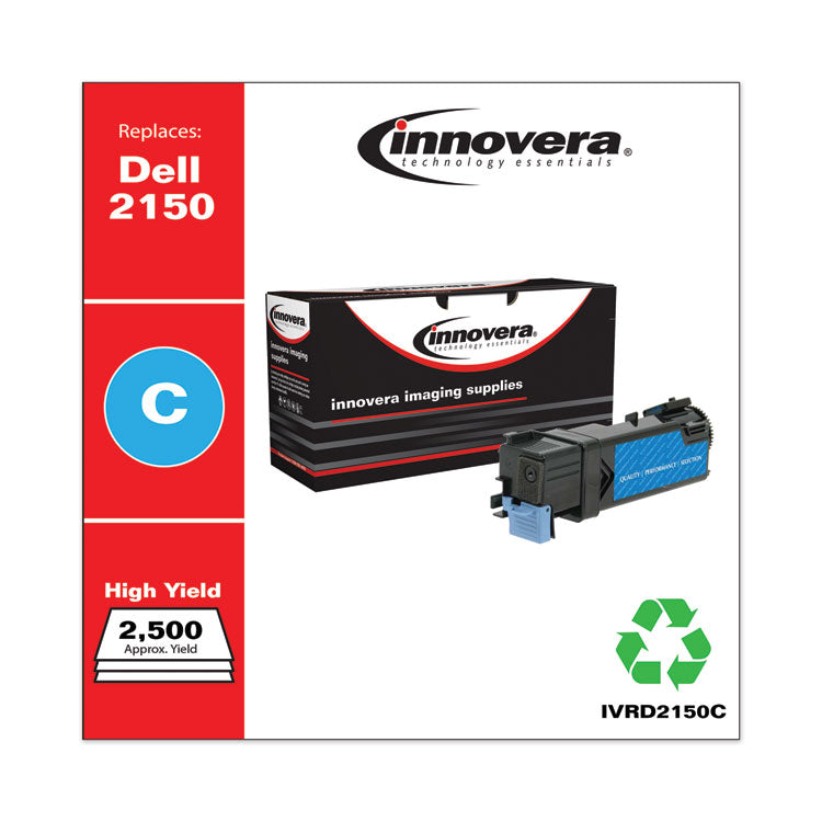 Remanufactured Cyan High-Yield Toner, Replacement for 331-0716, 2,500 Page-Yield