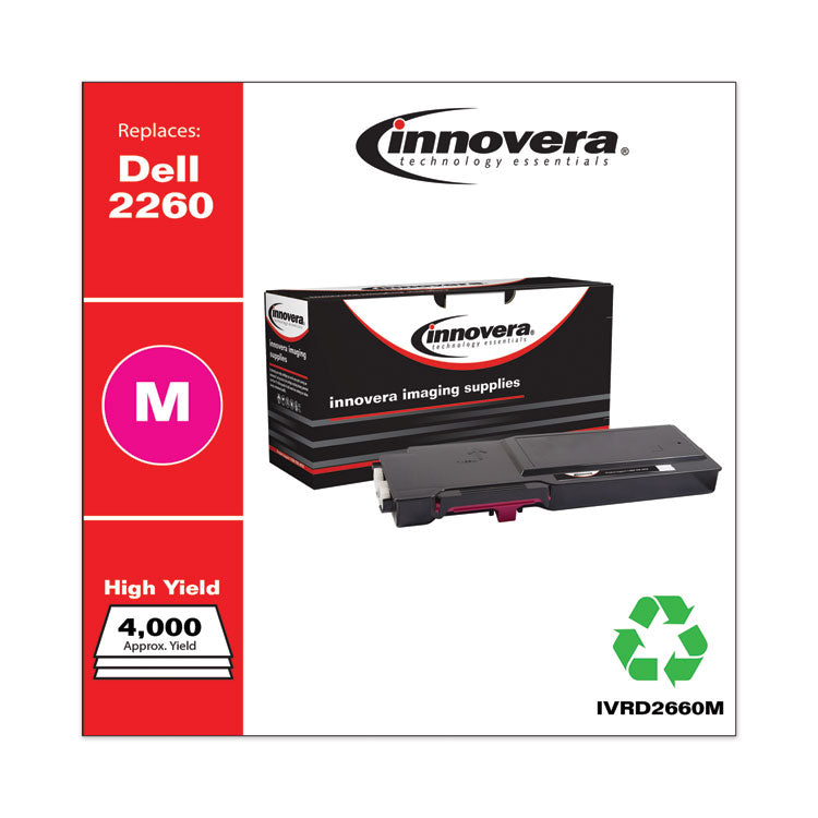Remanufactured Magenta High-Yield Toner, Replacement for 593-BBBS, 4,000 Page-Yield