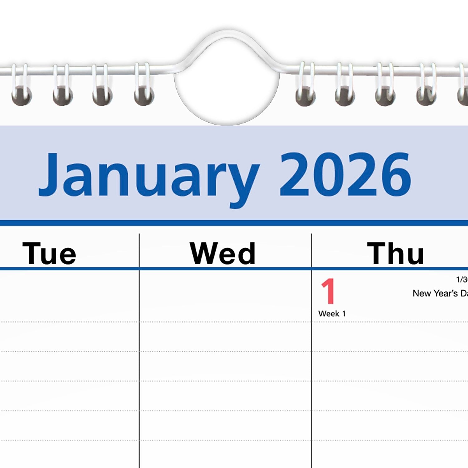 2026 AT-A-GLANCE QuickNotes 12" x 17" Monthly Wall Calendar (PM52-28-26)