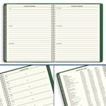 2026 AT-A-GLANCE Recycled 9" x 11" Monthly Planner, Faux Leather Cover, Green (70-260G-60-26)
