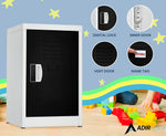 AdirOffice 24"H Single Tier Black Storage Locker (ADI629-02-BLK-DL)