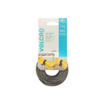 Velcro® Brand One-Wrap® Thin Cable Ties 1/2" x 8", Black/Gray, 50/Pack (90924)