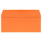 JAM Paper #10 Booklet Envelope 4 1/8" x 9 1/2", Orange, 100/Pack (5156477d)