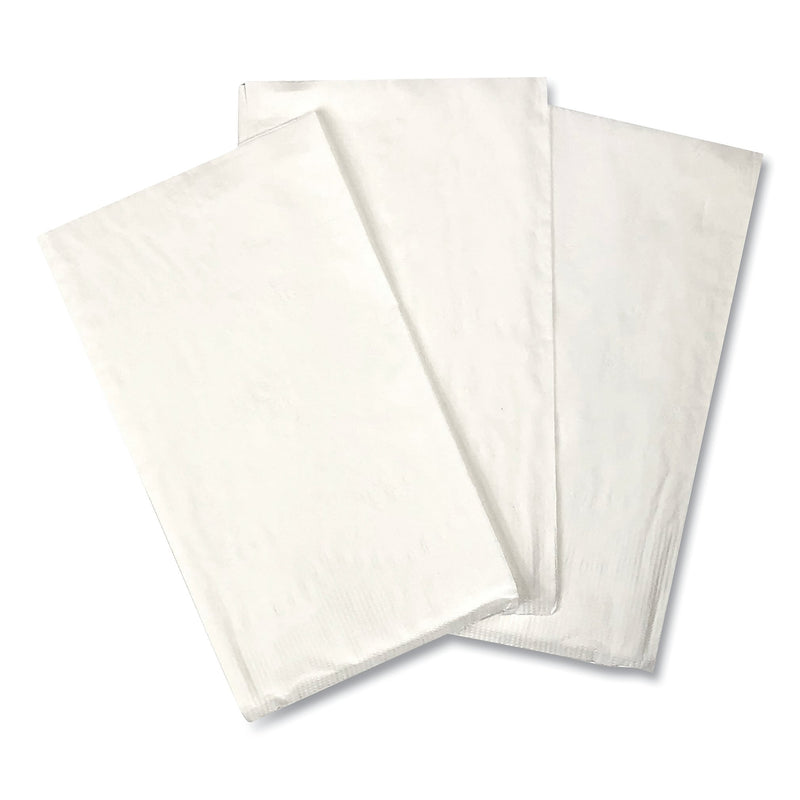 GEN Dinner Napkins, 2-Ply, 14.50"W x 16.50"D, White, 3000/Carton (GEN15X17DINW)