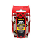 Scotch Box Lock Heavy Duty Packing Tape with Dispenser, 1.88" x 22.2 yds., Clear (195)