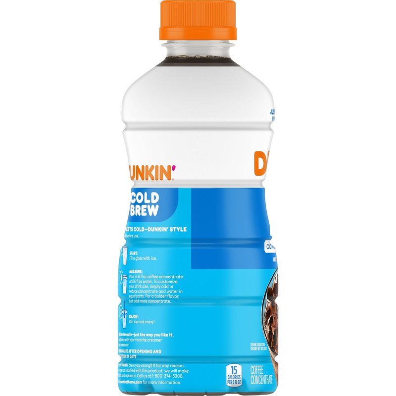 Dunkin' Cold Brew Concentrate Coffee, 31 oz. (8133401649)