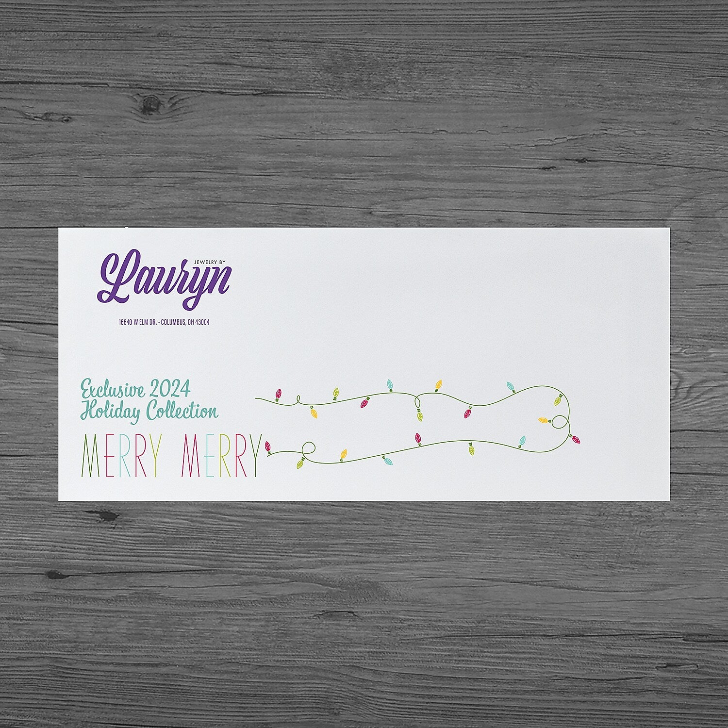 #10 Stationery Envelope, Full Color, Standard Stock, 500