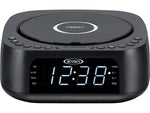 Jensen Stereo Digital Dual Alarm Clock Radio, Black (JCR-375)